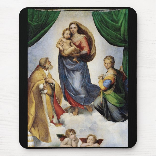 Raphael , Sistine Madonna Musmatta (Framsidan)
