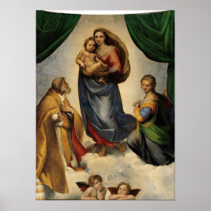 Raphael - Sistine Madonna Poster