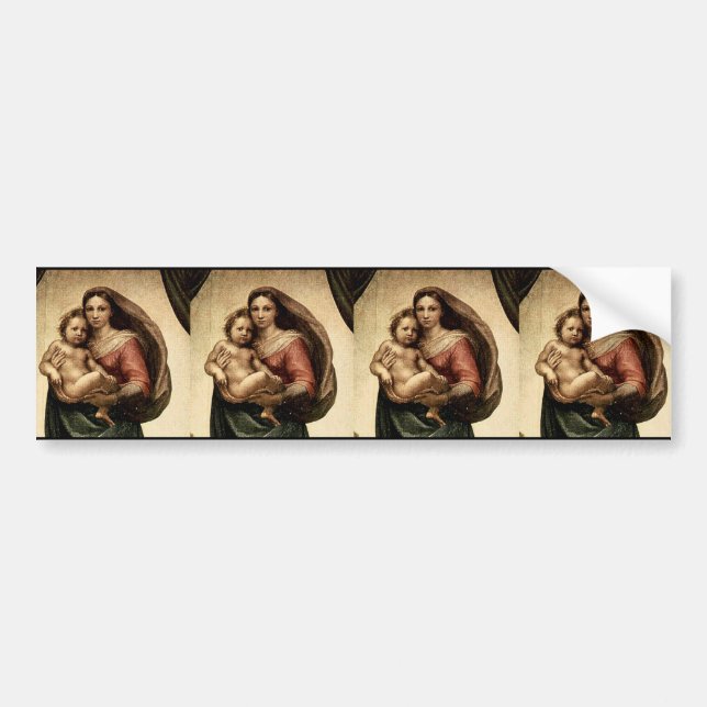 Raphael "Sistine Madonna" specificerar (circa Bildekal (Framsidan)