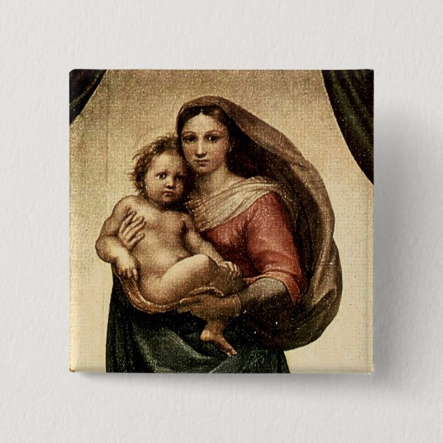 Raphael "Sistine Madonna" specificerar (circa Knapp (Framsida)