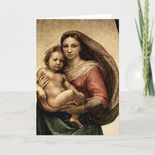 Raphael "Sistine Madonna" specificerar (circa Kort