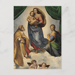 Raphael - Sistine Madonna Vykort