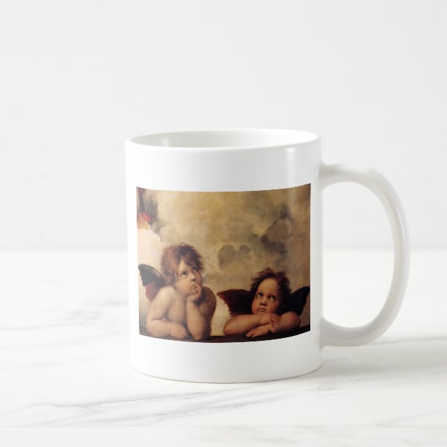Raphael,Sixtinska kerub Kaffemugg (Höger)