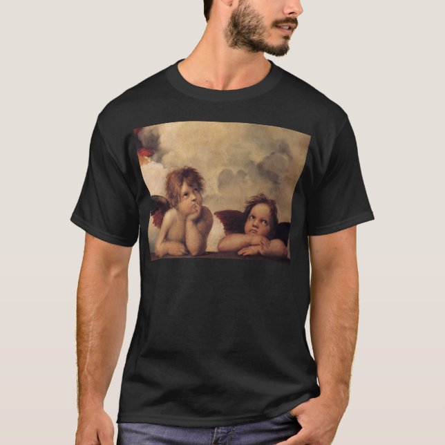 Raphael,Sixtinska kerub Tee Shirt (Framsida)