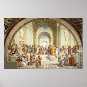 RAPHAEL - Skola av Athens 1512 Poster