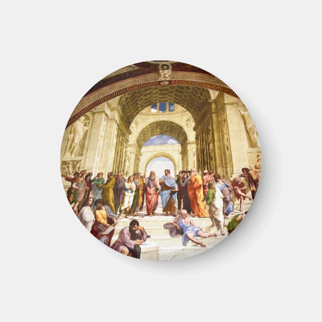 Raphael, Skolan i Aten (1509) Magnet (Framsidan)