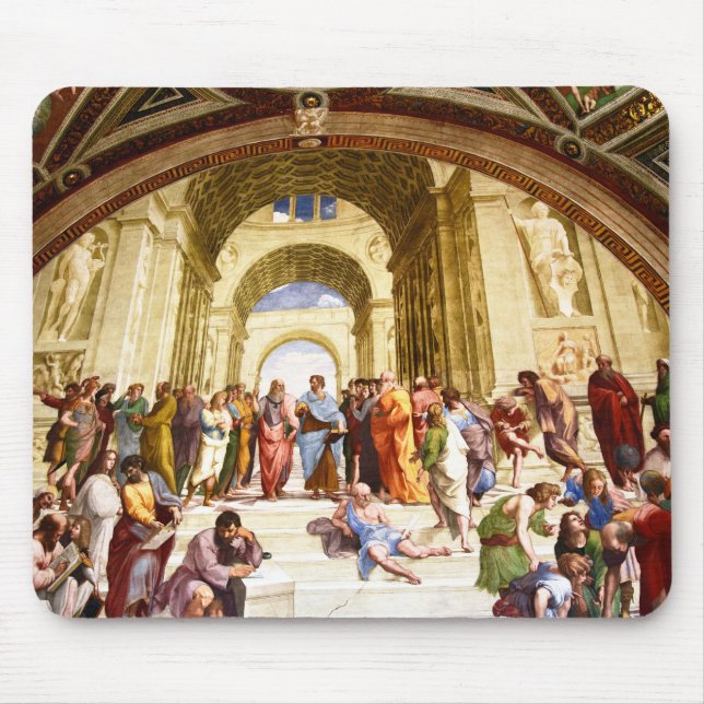 Raphael, Skolan i Aten (1509) Musmatta (Framsidan)