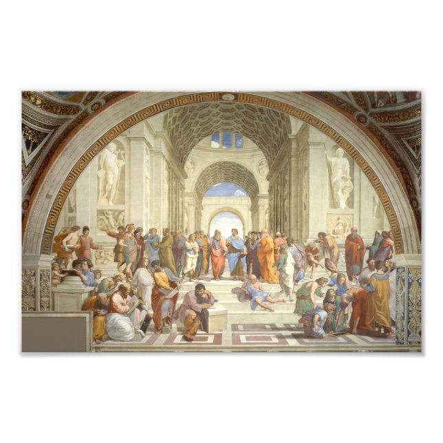 Raphael - Skolan i Aten Fototryck (Framsidan)
