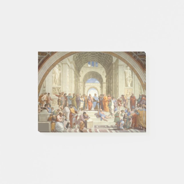 Raphael - Skolan i Aten Post-it Block (Framsida)