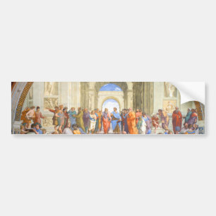 Raphael skolar av Athens (Plato och Aristotle) Bildekal