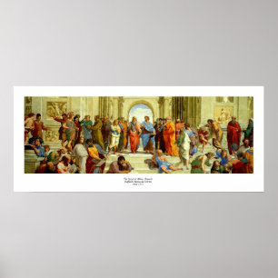 Raphael, "som skola av Athens" specificerar circa Poster
