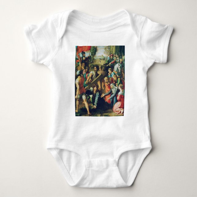 Raphael Spasimo Kristus faller under korset Konst T Shirt (Framsida)