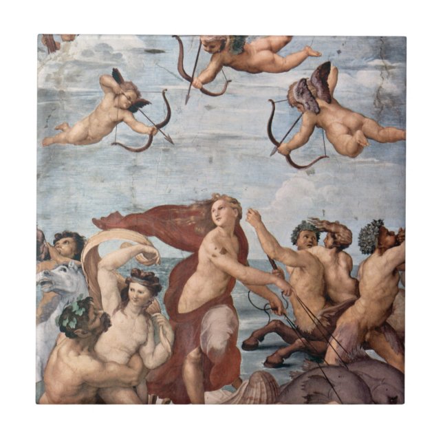 RAPHAEL - Triumf av Galatea 1512 Kakelplatta (Framsidan)