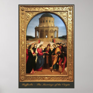 Raphael - Virgins Giftermål - målning Poster