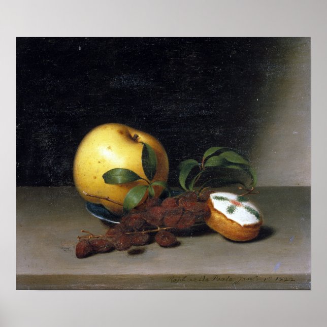 Raphaelle Peale lever fortfarande med kummel Poster (Framsidan)