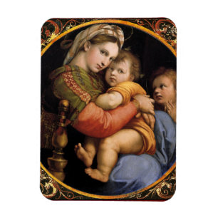 Raphaels Madonna della sedia Flexible MAGNET