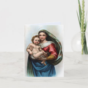 Raphaels Madonna-julkort Kort