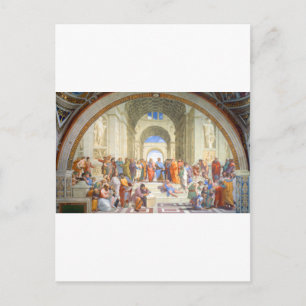 Raphaels skola i Aten (Plato och Aristoteles) Vykort