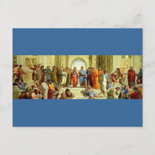 Raphaels "The School of Aten" Information Circa 15 Vykort