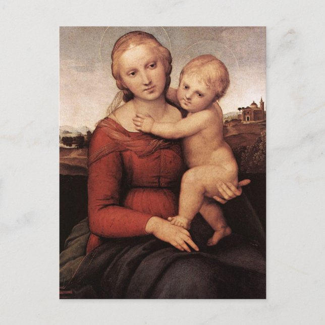Raphaels vackra Madonna Vykort (Framsida)