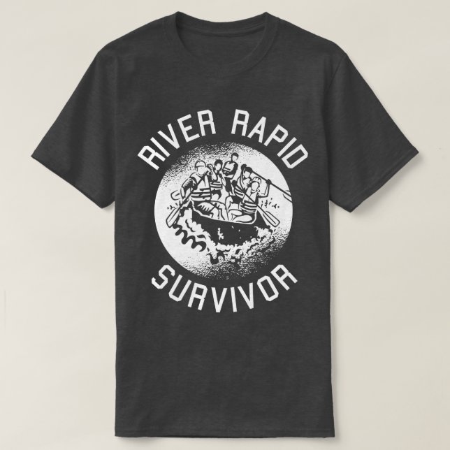 Rapid Survivor Rapids hrills Raiting T Shirt (Design framsida)