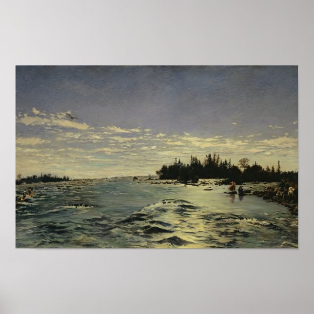 Rapiderna vid floden Saint Marys (1868) Poster (Framsidan)
