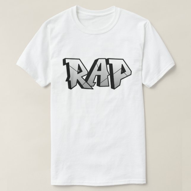 Rapmusik T-shirt (Design framsida)