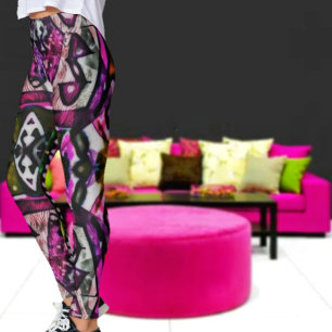 Rapning i Färg Leggings