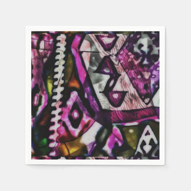 Rapning i Färg Pappersservett (Framsidan)