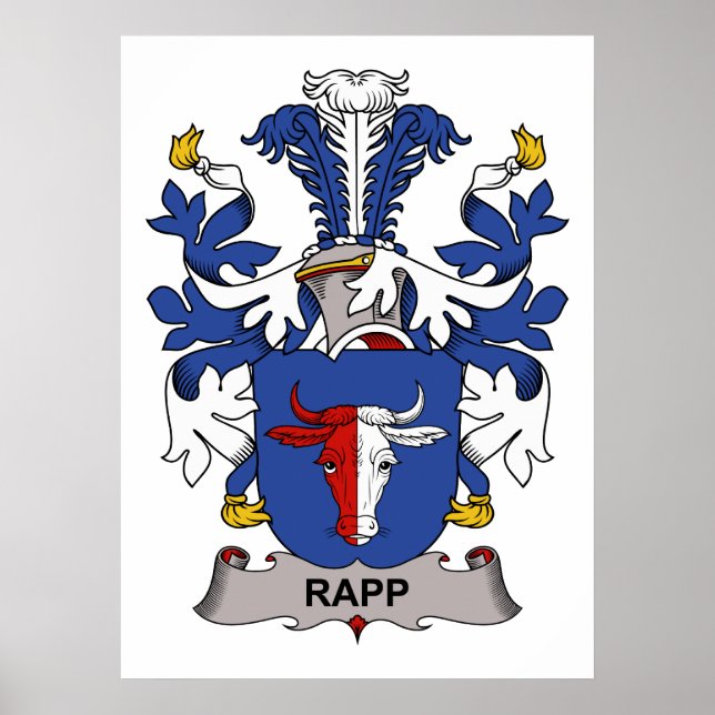 Rapp Family Crest Poster (Framsidan)