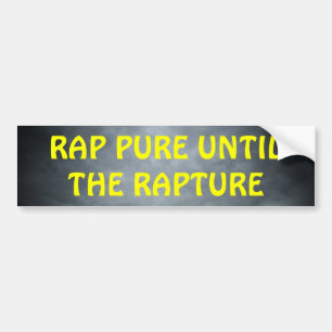 Rappa rent till Rapturekristenhip hop Bildekal