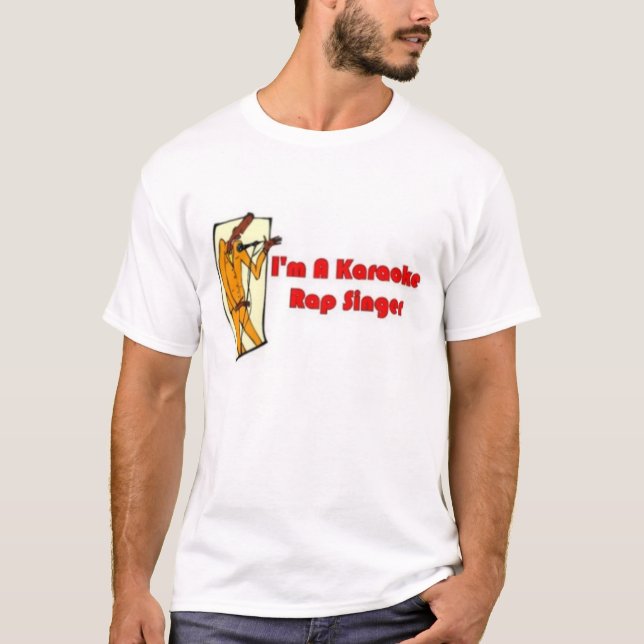 Rappa sångaren t-shirt (Framsida)