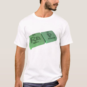 Rappa som RaRadium och p-Phosphorus Tee Shirt
