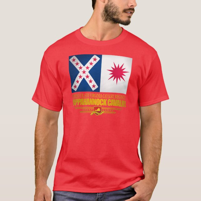 Rappahannock Cavalry Shirts T Shirt (Framsida)