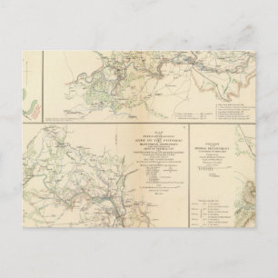 Rappahannock R., Chancellorsville, Fredericksburg Vykort