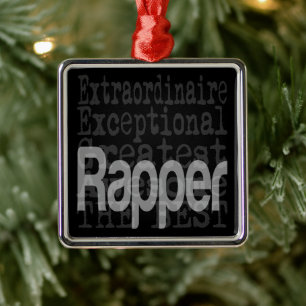 Rapper Extraordinaire Metall Ornament