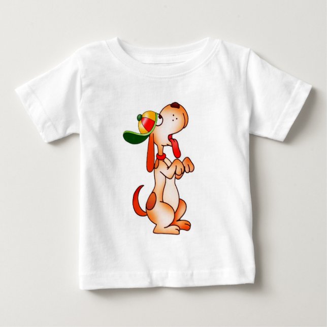 Rapper Hund Infant Långärmad Tee Shirt (Framsida)