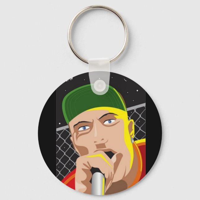 Rapper Keychain Nyckelring (Framsida)