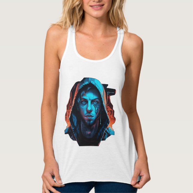 Rapper T-shirt Linne Med Racerback (Framsida)