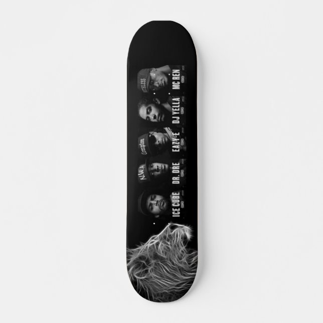 Rapperteckenförklaring Design Mini Skateboard Bräda 18,5 Cm (Framsida)