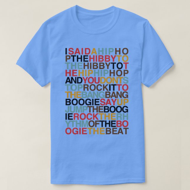 Rapperx27s Delight Sugarhill GangTShirt T Shirt (Design framsida)