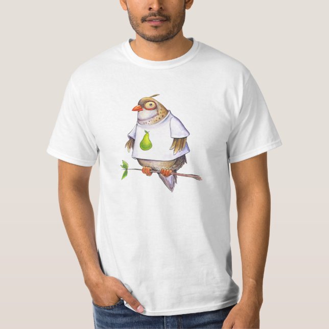 Rapphöna i en Pear T Tröja (Framsida)