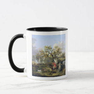 Rapphönaskytte (olja på kanfas) mugg