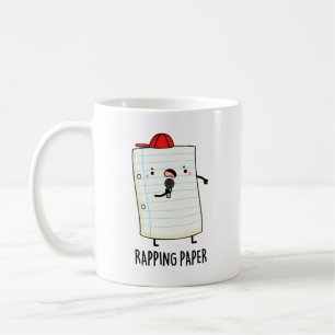 Rapping Papper Funny Wrapping Papper Pun Kaffemugg