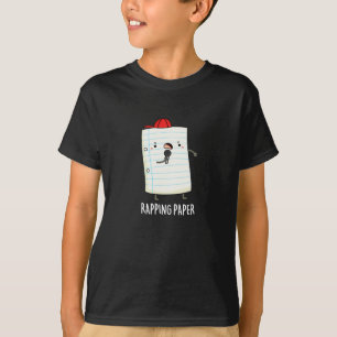 Rapping Papper Funny Wrapping Papper Pun Mörk BG T Shirt