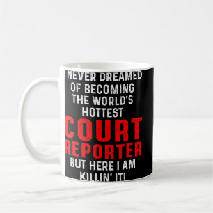 Rapport från Reporter World Courtroom Kaffemugg
