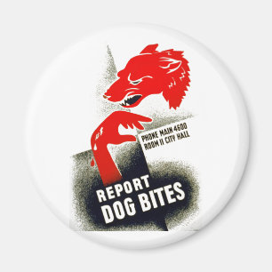Rapportera Bitor för Hund Magnet