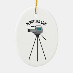 Rapportera Live Julgransprydnad Keramik