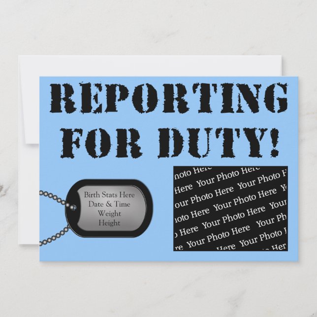 Rapportering för Tillkännagivande för födelse Meddelande (Framsida)