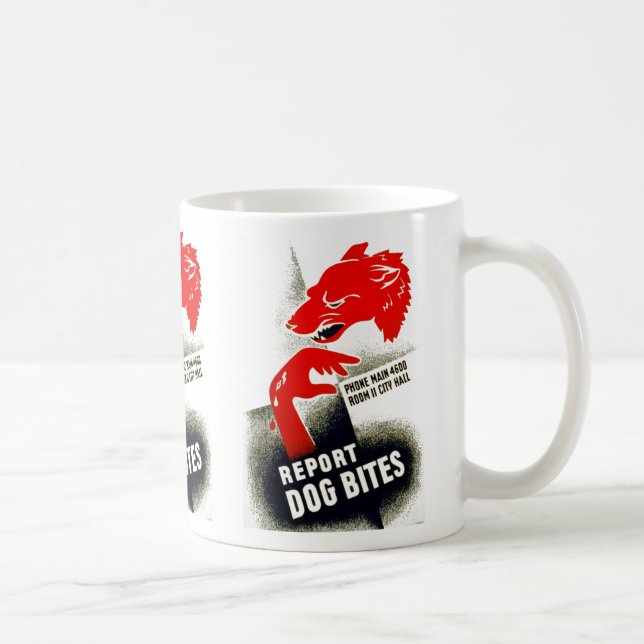 Rapporthundbitor Kaffemugg (Höger)